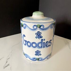 Large Goodies Jar Canister with Lid by M.A. Hadley